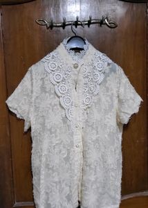 Victorian Style Floral Top