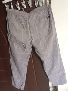 Checked Grey Pants