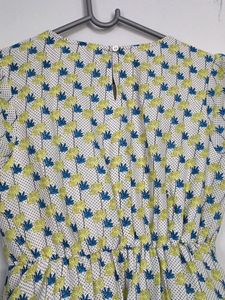 Floral Printed Short Dress - Western Wear