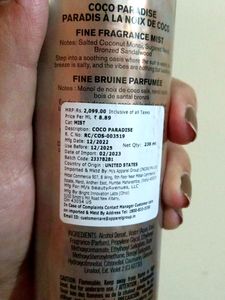 Bath And Body Works Mist