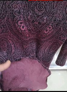 Brand teacher Woollen kurta