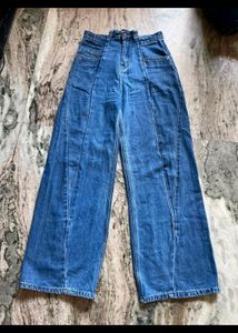 Flared Mid Rise Jeans