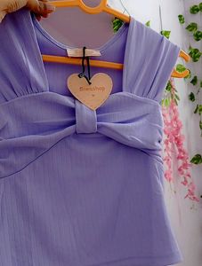 Lavender Crop Top Brand New