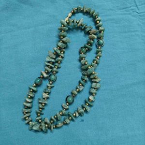 Jade And Gold Accent Neckpiece