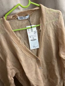 Zara Women Little Transparent Sweater