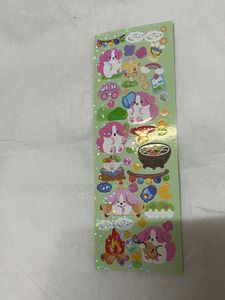 🐰Cute Aesthetic Stickers (Pack Of 5)‧｡⋆