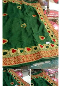 Elegant Green Saree