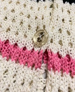 Crochet long top