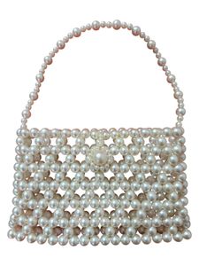 Honeycomb pattern Pearl Handbag