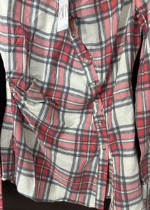 Deconstructed Flannel Shirt