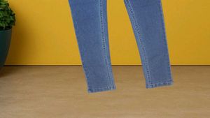 M@14 Size-26 Stylish Blue Skinny Jeans