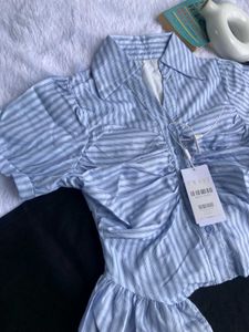 Savana Gathered Placket Top