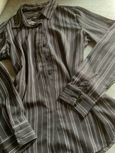 Striped Button-Down Shirt