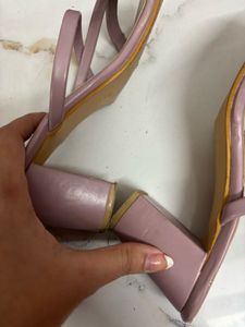 Lavender Heels For Women Size 24cm