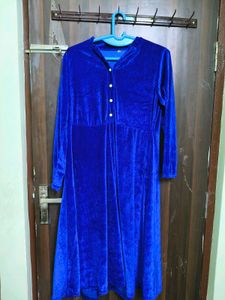 New Fashionable Vintage Velvet Dress For Parties