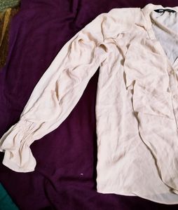 Zara Off White Dress Shirt
