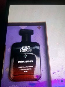 Just Herbs Oud Amber Perfume
