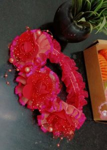 Pair Of Beautiful Hair Rubber Bands