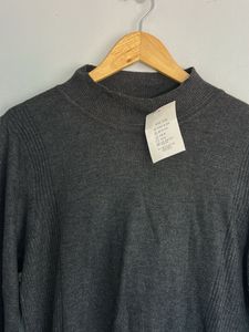 Elegant Gray Turtleneck Sweater