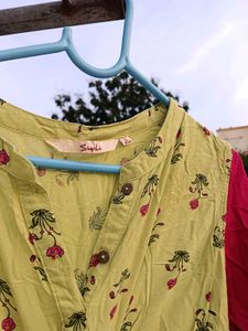 Floral Print Tunic Top