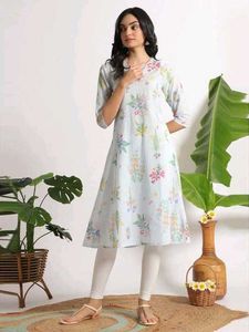 Floral Print Kurta