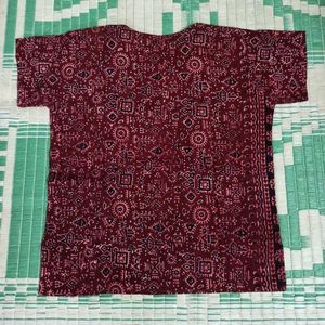 Ethnic Print Kurta Top