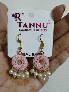 Cute Donut Drop Earrings