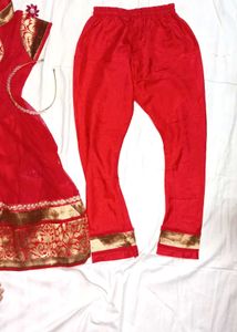 🎀Red &amp; Gold Festive Anarkali🎀