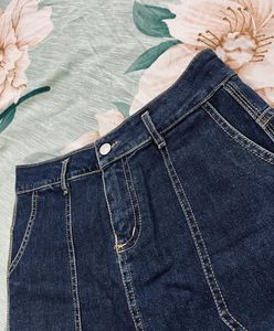 Denim Short Skirt