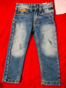 Combo Set Top And Jeans For Girl
