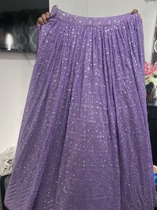 Embellished Purple Blouse