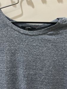 Casual Grey T-Shirt Dress