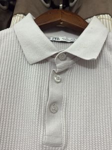 Stylish Light Beige Polo Shirt