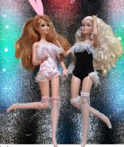 set of four bunny suits for dolls