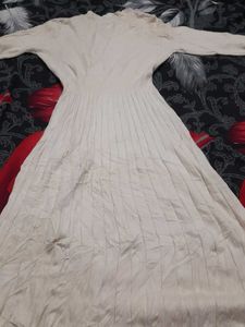 Vintage Style Creamy White Dress