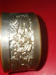 Vintage Etched Cuff Bracelet