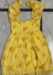 Floral Yellow Dress