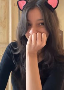 Cat Ear Hair Clip Black