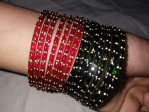Colorful Bangle Set 7 pink &amp; 7green