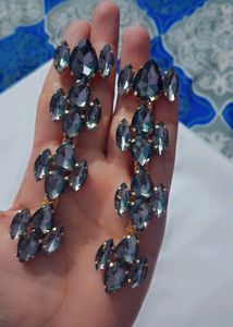 Black Stone  Earrings