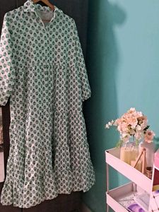 Floral Tiered Midi Dress