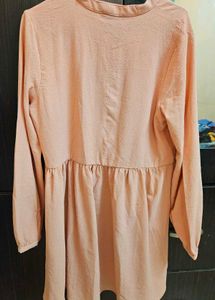 Chemistry Brand Peach Colored long top
