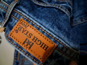 Ripped Wide Leg Jeans With Bag New