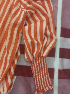 Striped Orange Shirt