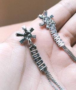 Dangling Crystal AD Earrings