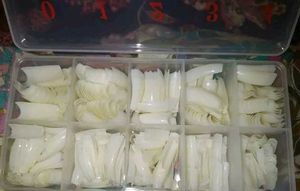 500 Pcs False Nail Tips 10 Sizes With Box