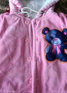 Pink Bear Outfit - Baby