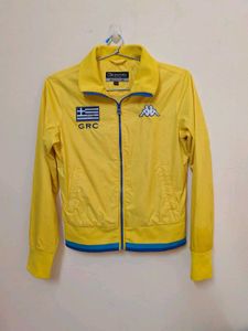 Kappa Greece Track Jacket - Yellow, Size Medium