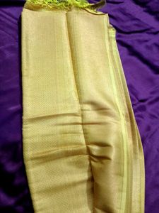 Golden Silk Saree