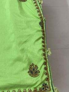 Elegant Green Saree